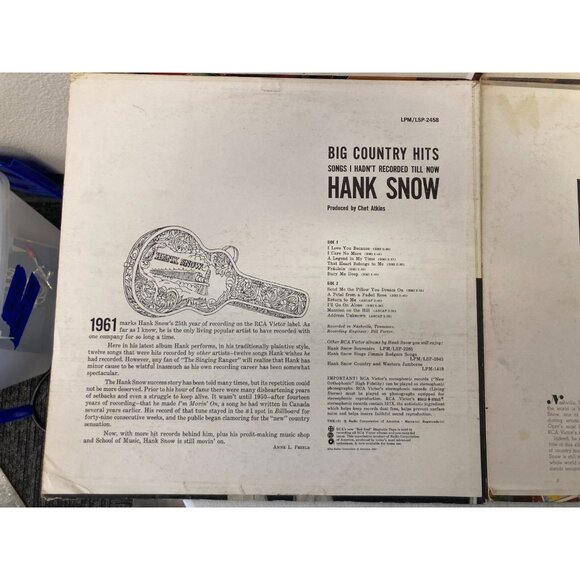 Lot of 6 Vintage Hank Snow Vinyl LP Records - Classic Country Album Bundle - Picture 9 of 14
